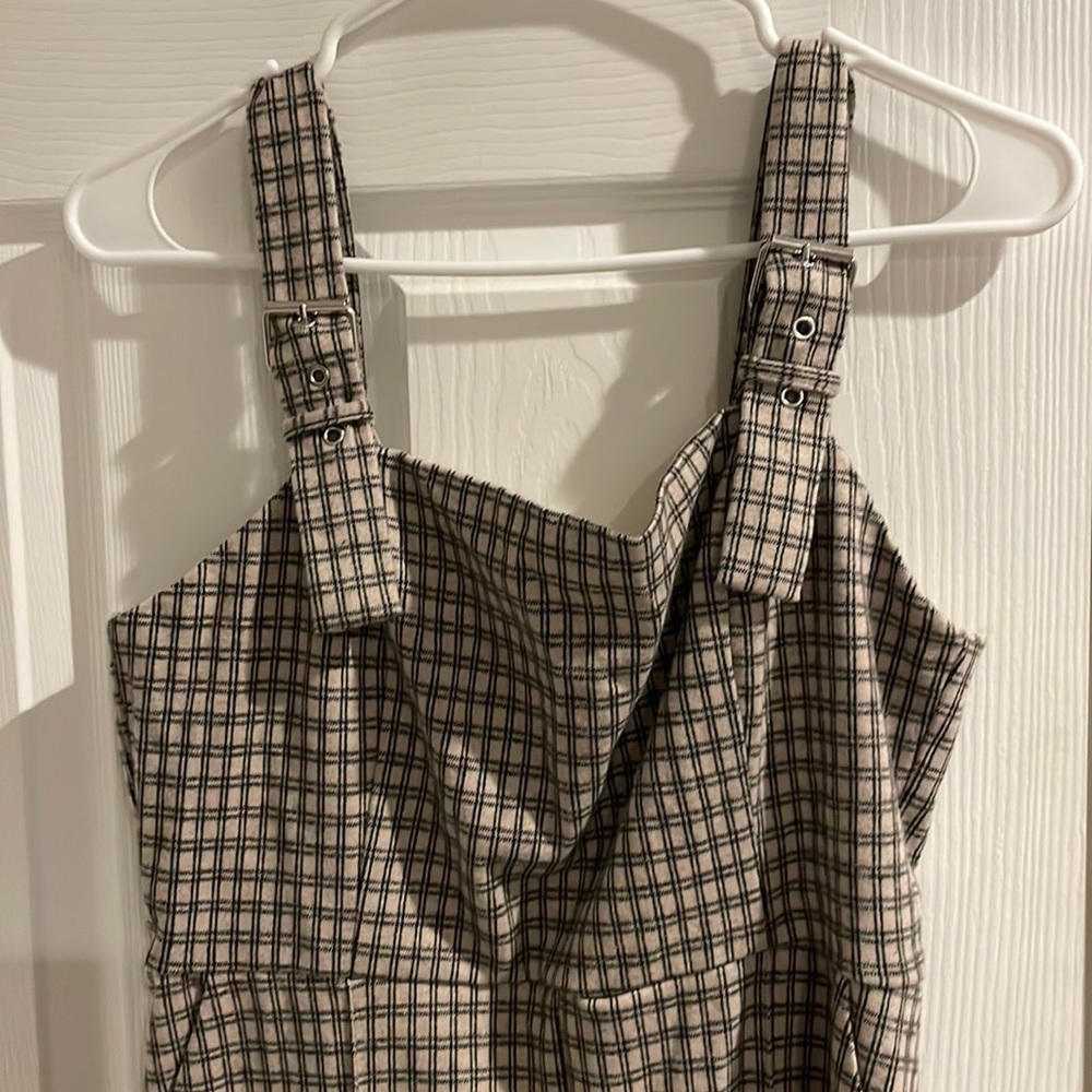 Plaid Jumpsuit